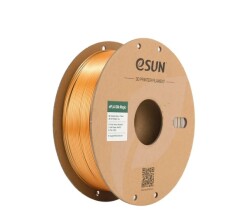 Esun - eSUN 1.75mm ePLA-Silk Magic 2 Renkli Parlak Filament - (Altın Gümüş), 1kg