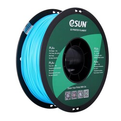 Esun - eSUN 1.75mm PLA Plus (PLA+) Filament - Açık Mavi, 1kg Esun - eSUN 1.75mm PLA Plus (PLA+) Filament - Açık Mavi, 1kg