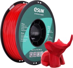 Esun - eSUN 2.85mm PLA Plus (PLA+) Filament - Kırmızı, 1kg Esun - eSUN 2.85mm PLA Plus (PLA+) Filament - Kırmızı, 1kg