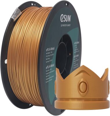 ESUN e-Silk PLA (ePLA-Silk) 1.75mm Estetik Filament - Altın, 1kg