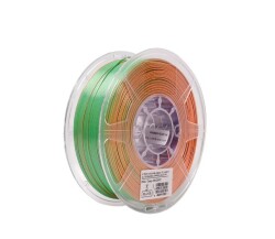 Esun - eSUN 1.75mm ePLA-Silk Mystic 3 Renkli Filament - (Mavi Turuncu Yeşil), 1kg