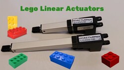 Actuonix L12-EV3-100-12, Lineer Aktüatör - LEGO Mindstorms EV3 & NXT Uyumlu - Thumbnail