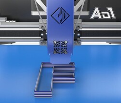 FlashForge AD1 Kutu Harf ( Channel Letter ) Baskı için 3D Printer - Thumbnail