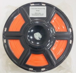 FlashForge - Flashforge Elastic (Elastik) 1.75mm Turuncu Filament - 0.5Kg - TPU 95A FlashForge - Flashforge Elastic (Elastik) 1.75mm Turuncu Filament - 0.5Kg - TPU 95A