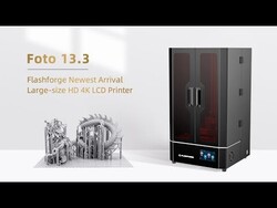 Flashforge Foto 13.3 LCD Printer - HD 4K Monokrom (Resin)- Seri Üretim için - Thumbnail