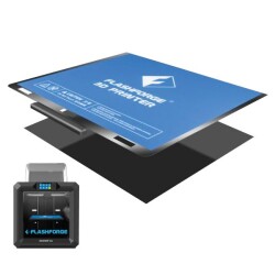 FlashForge - Flashforge Guider 2S Esnek Yay Çeliği Baskı Tablası ve Manyetik Mat Seti