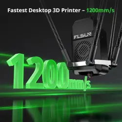 Flsun S1 Pro Super Speed Delta 3D Yazıcı : 1200 mm/s - Thumbnail