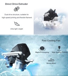 FLSUN V400 Delta Yüksek Hızlı 3D Printer - Thumbnail
