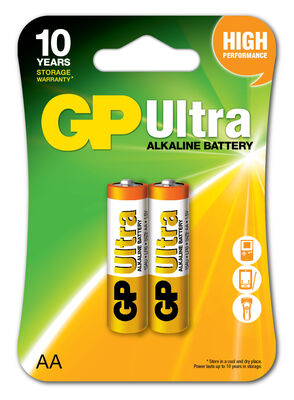 Gp AA Ultra Alkalin Kalem Pil 2'li - 1