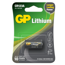 GP CR123A Uzun Ömürlü Lityum Pil - 3V, - Thumbnail