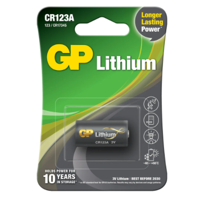 GP CR123A Uzun Ömürlü Lityum Pil - 3V,