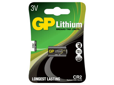 GP CR2 3V Lityum Fotoğraf Makinası Pili Tekli Kart