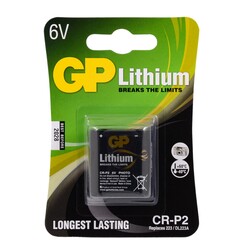  - GP CRP2 6V Lityum Fotoğraf Makinası Pili