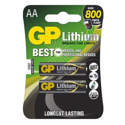 GP Lityum (Lithium) AA Kalem Pil - 15LF, FR6, 1.5V, GP15LF-2U2, 2li - 1