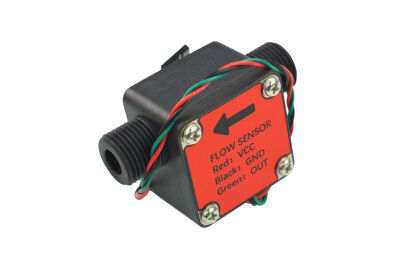 Gravity: Sıvı Akış Hızı Ölçüm Sensörü - Flowmetre (G1/2) SEN0550
