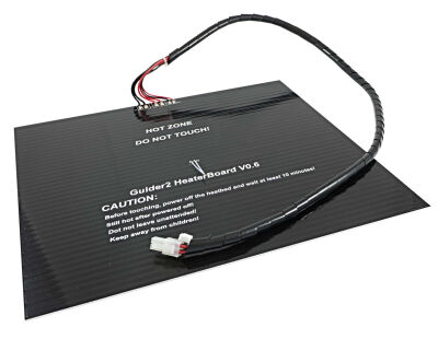 Guider 2s HeaterBoard v0.6 Flashforge Guider II 3D Yazıcı Isıtıcı Alüminyum Yatak Tablası