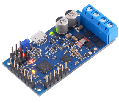 Pololu G2 18v15 HP Tek Kanal Basit Motor Kontrol Kartı, PL-1362 (Lehimli)