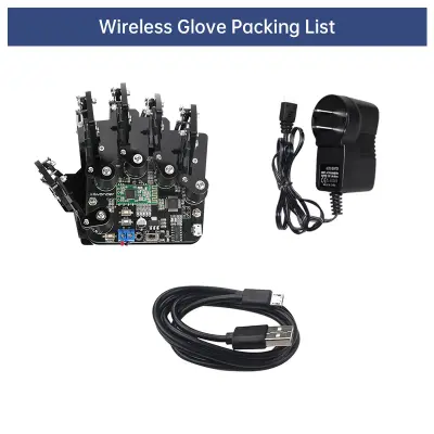 Hiwonder Kablosuz Biyonik Eldiven - Robot Kontrolü için (Arduino Ortamları ile Uyumlu) Hiwonder Kablosuz Biyonik Eldiven - Robot Kontrolü için (Arduino Ortamları ile Uyumlu)