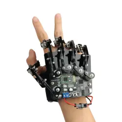 Hiwonder - Hiwonder Kablosuz Biyonik Eldiven - Robot Kontrolü için (Arduino Ortamları ile Uyumlu)