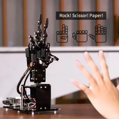 Hiwonder uHandPi Raspberry Pi AI Görüntü İşleyen Robotik El (RPi 5 8GB - Sağ) Hiwonder uHandPi Raspberry Pi AI Görüntü İşleyen Robotik El (RPi 5 8GB - Sağ)