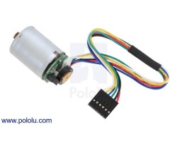 Pololu - 25D Metal Redüktörlü Motor Yapısına Uygun 48CPR Enkoderli 6V Motor PL-2269