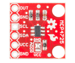 SparkFun I2C DAC Breakout MCP4725 - Thumbnail