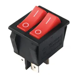 Çin - İkili Soba Anahtarı (Dual Rocker Switch) - Işıksız, Dar, IC-103, 4p Çin - İkili Soba Anahtarı (Dual Rocker Switch) - Işıksız, Dar, IC-103, 4p