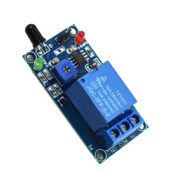 - IR Ateş Algılayıcı Sensör Sahip 12V Röle Kartı (Röleli Yangın Alarmı)  - IR Ateş Algılayıcı Sensör Sahip 12V Röle Kartı (Röleli Yangın Alarmı)