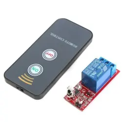 Çin - IR Kumandalı Röle Kartı - 5V, 1 Kanal Çin - IR Kumandalı Röle Kartı - 5V, 1 Kanal