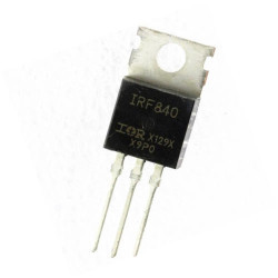 IRF840 N-Kanal Power MOSFET - 8A, 500V, 0.85Ohm, TO-220 - Thumbnail