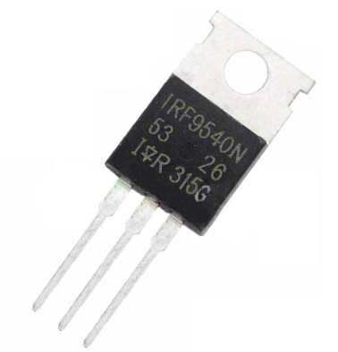 IRF9540 HEXFET Power MOSFET, -100V, -23A, P kanal, TO-220, Infenion