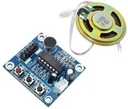 Çin - ISD1820 Hoparlörlü Ses Kayıt ve Çalma Modülü