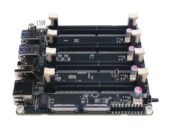 Jetson Mate Cluster Mini 3lü Set (Nano/NX Uyumlu Taşıyıcı + Fan + Kasa) - Thumbnail