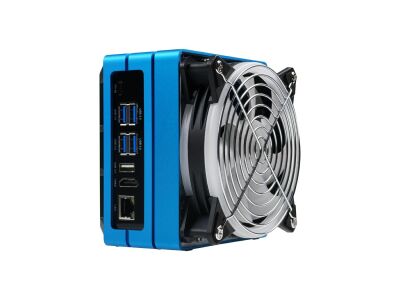 Jetson Mate Cluster Mini 3lü Set (Nano/NX Uyumlu Taşıyıcı + Fan + Kasa)