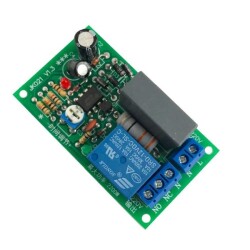 JK021 220VAC Zaman Ayarlı (Gecikmeli) Röle Kartı, 0 -200s - Thumbnail