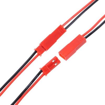 JST 2.25mm Soketli Lipo Pil Kablosu - Erkek / Dişi Set, 2 pin