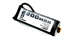 JSumo 2S 7.4V Lipo (Li-Po) Lityum Polimer Batarya - 2200mAh 35C - Thumbnail