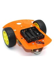 Jsumo 2WD Robomod Turuncu Mobil Robot Kiti - Thumbnail