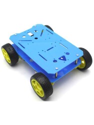Jsumo 4WD Robomod Mavi Arazi Robot Gövde Kiti - Thumbnail