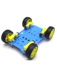 Jsumo 4WD Robomod Mavi Arazi Robot Gövde Kiti - Thumbnail