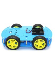 Jsumo 4WD Robomod Mavi Arazi Robot Gövde Kiti - 2