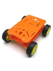 Jsumo 4WD Robomod Turuncu Arazi Robot Gövde Seti - Thumbnail