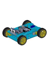 Jsumo 4WD Robomod Turuncu Arazi Robot Gövde Seti - Thumbnail