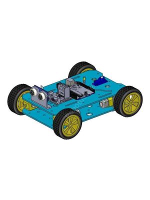 Jsumo 4WD Robomod Turuncu Arazi Robot Gövde Seti
