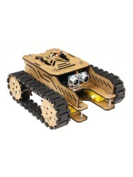 Jsumo Ahşap Tank Woddie Robot Kiti (Demonte) - Thumbnail
