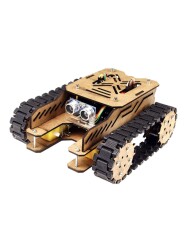 Jsumo Ahşap Tank Woddie Robot Kiti (Demonte) - Thumbnail