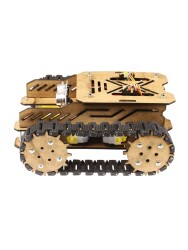 Jsumo Ahşap Tank Woddie Robot Kiti (Demonte) - Thumbnail
