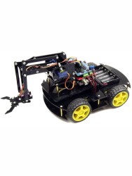 Jsumo Arduino Robot Kollu 4WD Mobil Araç Kiti (Demonte) - Thumbnail