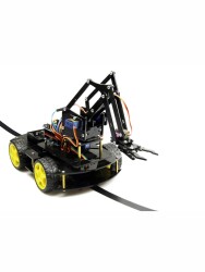 Jsumo Arduino Robot Kollu 4WD Mobil Araç Kiti (Demonte) - Thumbnail