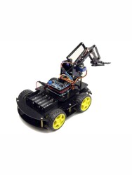 Jsumo Arduino Robot Kollu 4WD Mobil Araç Kiti (Demonte) - Thumbnail